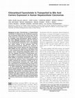 Research paper thumbnail of Chlorambucil-taurocholate is transported by bile acid carriers expressed in human hepatocellular carcinomas