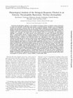 Research paper thumbnail of Physiological Analysis of the Stringent Response Elicited in an Extreme Thermophilic Bacterium, Thermus thermophilus