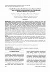 Research paper thumbnail of Health Promotion Model to Increase Maternal Visit and Exclusive Breastfeeding in the Puerperium Period in Sleman, Yogyakarta