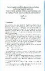 Research paper thumbnail of Social cognitive and developmental psychology explaining linguistic patterns: Theory of mind, epistemic vigilance, natural pedagogy, and the typology of Uralic generics, evidentials, and possessives