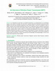 Research paper thumbnail of An Overview of Wireless Power Transmission ( WPT )