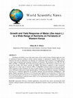 Research paper thumbnail of Growth and Yield Response of Maize (Zea mays L.) to a Wide Range of Nutrients on Ferralsols of Western Kenya