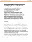 Research paper thumbnail of Measurement and analysis of international air parcel shipping environment for DHL and FedEx between Europe and United States