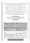 Research paper thumbnail of Notas sobre o reconhecimento de pessoas por videoconferência