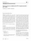 Research paper thumbnail of Fluorescent dyes as a reliable tool in P2X7 receptor-associated pore studies