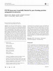 Research paper thumbnail of P2X7R large pore is partially blocked by pore forming proteins antagonists in astrocytes