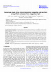 Research paper thumbnail of Numerical study of the Kelvin-Helmholtz instability and its effect on synthetic emission from magnetized jets