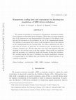 Research paper thumbnail of Symmetries, Scaling Laws, and Convergence in Shearing-Box Simulations of Magneto-Rotational Instability Driven Turbulence