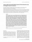 Research paper thumbnail of Asian origin and rapid global spread of the destructive dry rot fungus Serpula lacrymans