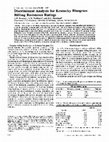 Research paper thumbnail of Discriminant Analysis for Kentucky Bluegrass Billbug Resistance Ratings