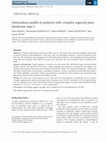 Research paper thumbnail of Antioxidant profile in patients with complex regional pain syndrome type I