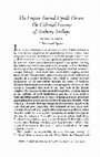 Research paper thumbnail of The Empire Turned Upside Down: The Colonial Fictions of Anthony Trollope