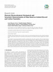 Research paper thumbnail of Physical, Physicochemical, Mechanical, and Structural Characterization of Films Based on Gelatin/Glycerol and Carbon Nanotubes