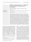 Research paper thumbnail of Geobacter uraniireducens sp. nov., isolated from subsurface sediment undergoing uranium bioremediation