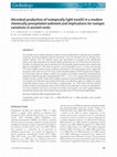 Research paper thumbnail of Microbial production of isotopically light iron(II) in a modern chemically precipitated sediment and implications for isotopic variations in ancient rocks