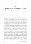 Research paper thumbnail of A Horizontal Hospitality