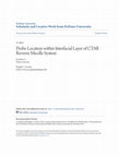 Research paper thumbnail of Probe Location within Interfacial Layer of CTAB Reverse Micelle System