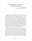 Research paper thumbnail of Critica, politica e modernità in Michel Foucault