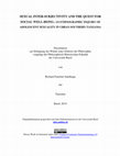 Research paper thumbnail of Sexual inter-subjectivity and the quest for social well-being : an ethnographic inquiry of adolescent sexuality in urban Southern Tanzania