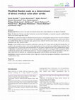 Research paper thumbnail of Modified Rankin scale as a determinant of direct medical costs after stroke