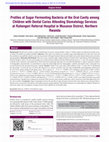 Research paper thumbnail of Profiles of Sugar Fermenting Bacteria of the Oral Cavity among Children with Dental Caries Attending Stomatology Services at Ruhengeri Referral Hospital in Musanze District, Northern Rwanda