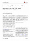 Research paper thumbnail of Environmental Impact of Offshore Gas Activities on the Benthic Environment: A Case Study