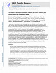 Research paper thumbnail of The Roles of the Olivocerebellar Pathway in Motor Learning and Motor Control. A Consensus Paper