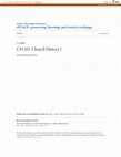 Research paper thumbnail of CH 501 Church History I