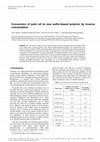 Research paper thumbnail of Conversion of palm oil to new sulfur-based polymer by inverse vulcanization