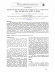 Research paper thumbnail of Predicting the Solubility of Pharmaceutical Compound in Ionic Liquids Using Cosmo-RS Model