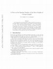 Research paper thumbnail of A Note On The Sparing Number Of The Sieve Graphs Of Certain Graphs