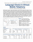 Research paper thumbnail of Language Choice in African Mobile Telephony