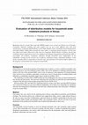 Research paper thumbnail of Evaluation of distribution models for household water treatment products in Kenya