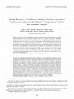 Research paper thumbnail of Family Perception of the Process of Organ Donation. Qualitative Psychosocial Analysis of the Subjective Interpretation of Donor and Nondonor Families