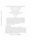 Research paper thumbnail of Knot theory and a physical state of quantum gravity