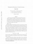 Research paper thumbnail of Topological deformation of isolated horizons