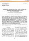 Research paper thumbnail of Strengthening Community Food Security through Posyandu Cadre and Midwife Empowerment Action Program