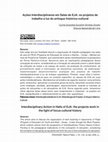 Research paper thumbnail of Ações Interdisciplinares em Salas de EJA: os projetos de trabalho à luz do enfoque histórico-cultural