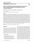 Research paper thumbnail of Selection of a CTAB protocol for high-quality DNA extraction in Oryza sativa L. validated for application in genotyping process based on Illumina sequencing