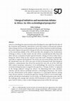 Research paper thumbnail of Liturgical initiatives and moratorium debates in Africa: An Afro-ecclesiological perspective