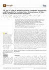 Research paper thumbnail of DC and AC Tests of Moisture Electrical Pressboard Impregnated with Mineral Oil or Synthetic Ester—Determination of Water Status in Power Transformer Insulation