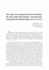 Research paper thumbnail of APPIVS CLAVDIVS: 506.	Sui cuique mores fingunt fortunam hominibus. De nuevo sobre Apio Claudio y sus Sententiae. A propósito de Cornelio Nepote, Att. 11, 6 y 19, 1,