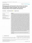 Research paper thumbnail of Phylogeography and taxonomic status of trout and salmon from the Ponto-Caspian drainages, with inferences on European Brown Trout evolution and taxonomy