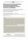 Research paper thumbnail of Bagazo de cervecería como ingrediente en el desarrollo de panificados. Impacto del rotulado en la intención de compra y aceptabilidad