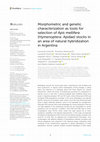 Research paper thumbnail of Morphometric and genetic characterization as tools for selection of Apis mellifera (Hymenoptera: Apidae) stocks in an area of natural hybridization in Argentina