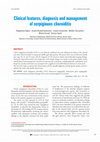 Research paper thumbnail of Clinical features, diagnosis and management of serpiginuos choroiditis