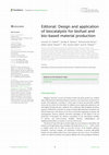 Research paper thumbnail of Design and application of biocatalysts for biofuel and bio-based material production.pdf