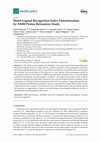 Research paper thumbnail of Metal-Ligand Recognition Index Determination by NMR Proton Relaxation Study