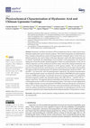 Research paper thumbnail of Physicochemical Characterization of Hyaluronic Acid and Chitosan Liposome Coatings