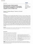 Research paper thumbnail of Calcitonin gene-related peptide potentiated the excitatory transmission and network propagation in the anterior cingulate cortex of adult mice